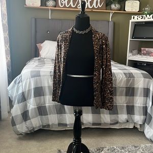 Cheetah Print Blazer